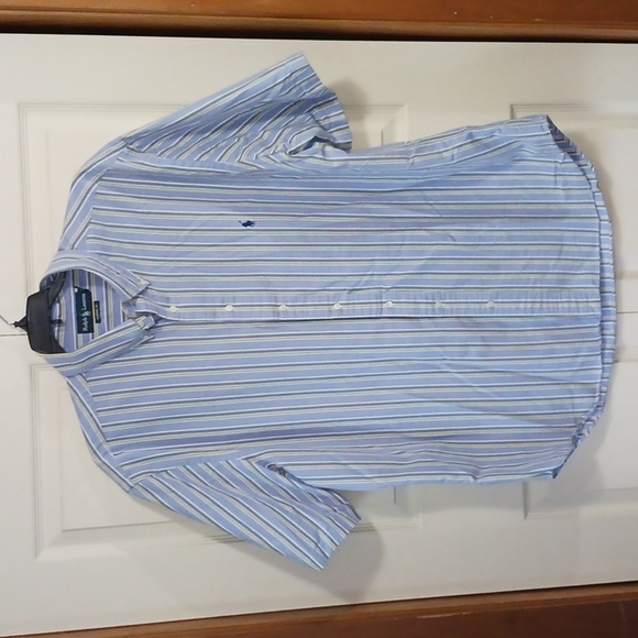 Ralph Lauren POLO classic fit Oxford short sleeve button down - 2XLT - blue - Picture 1 of 9
